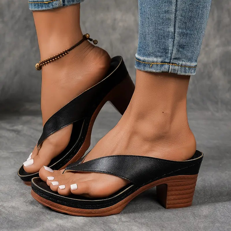 Aurelia™ | Comfortable Chunky Heel Sandals for an Unmatched Style