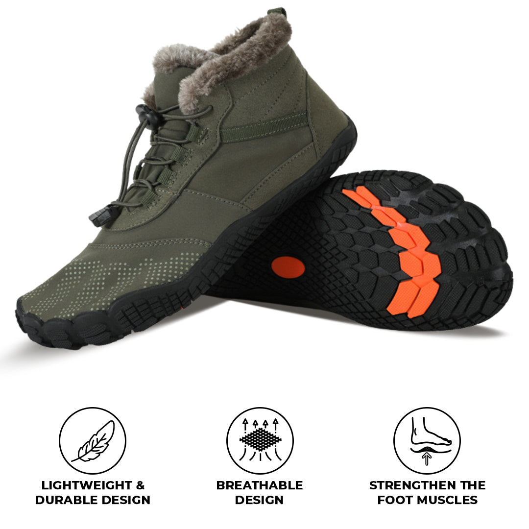 Frost Flex - Winter Barefoot Shoes with Non-Slip and Waterproof Design for Men and Women