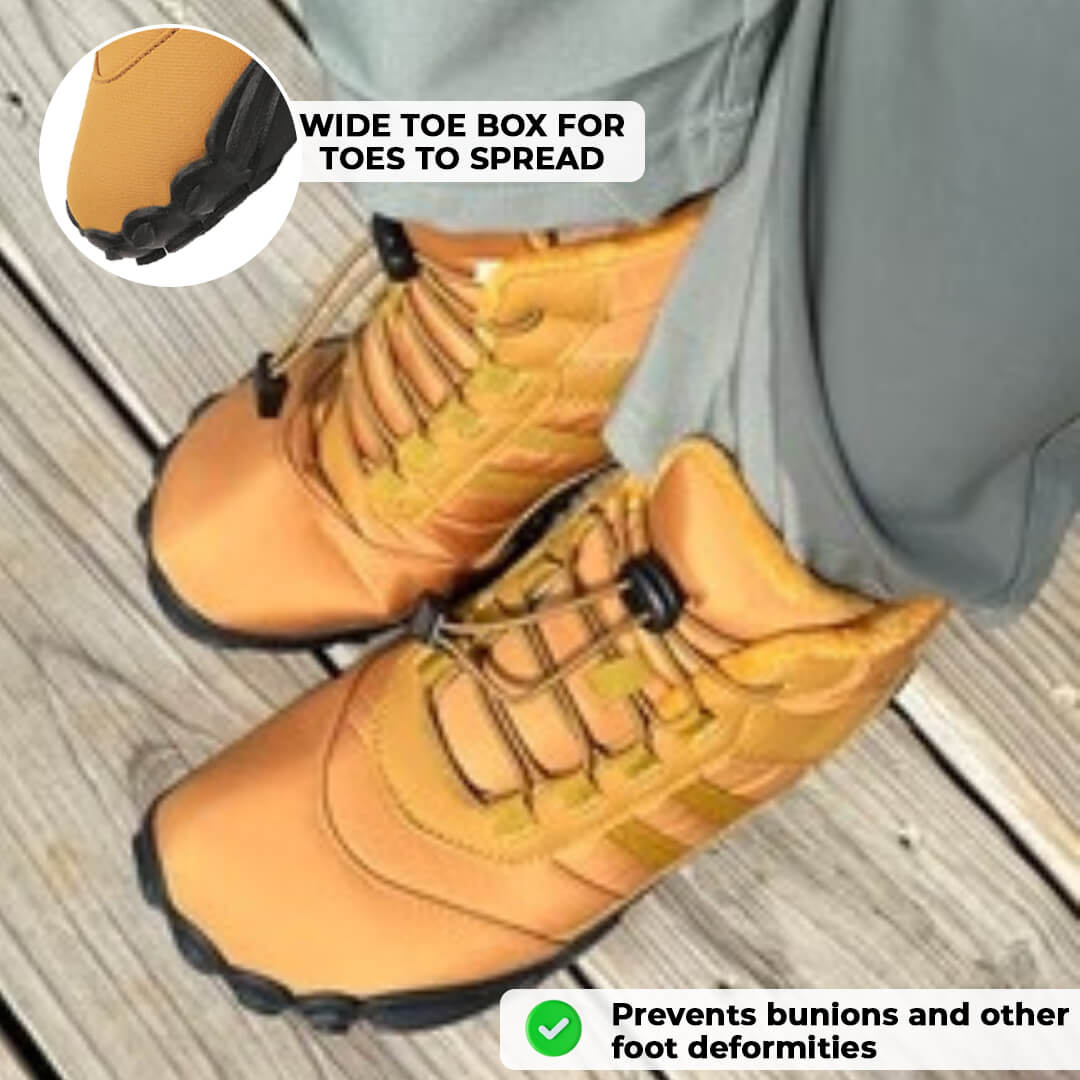 Evian Pro - Non-Slip Waterproof Winter Shoes for Bare Feet (Unisex)