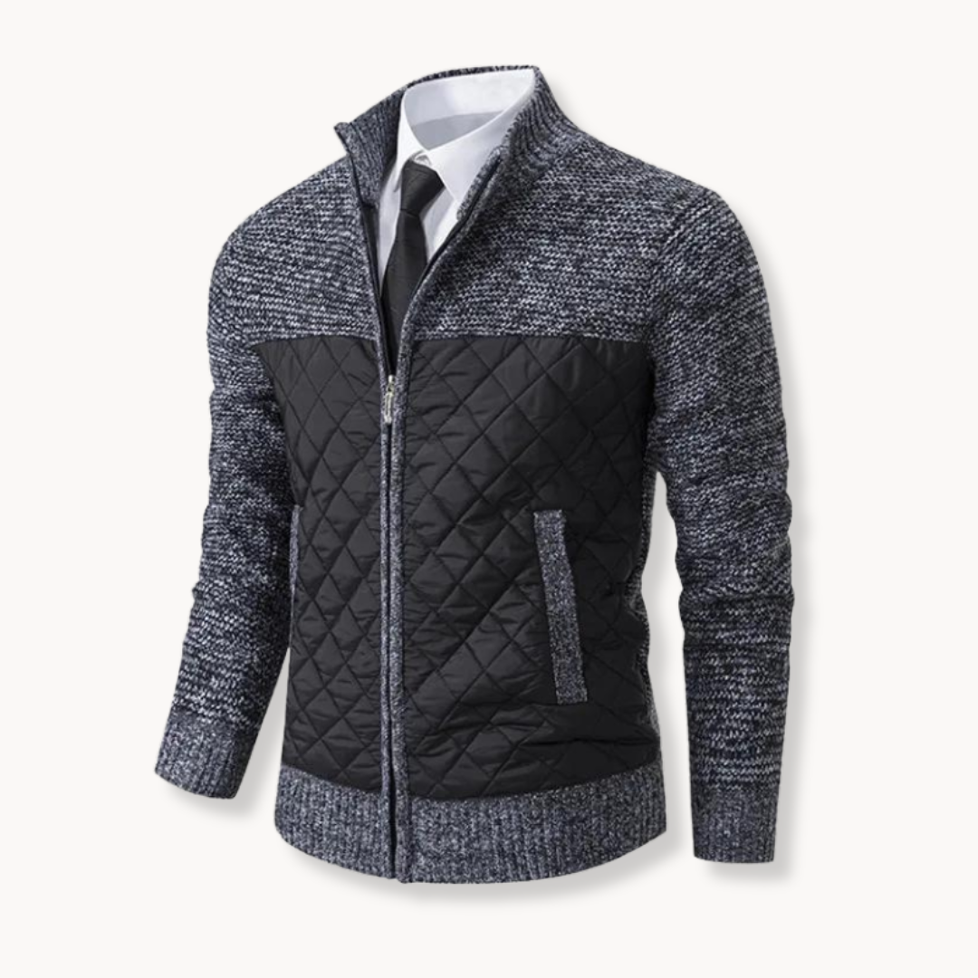 Mateo - Elegant Quilted Knit Jacket