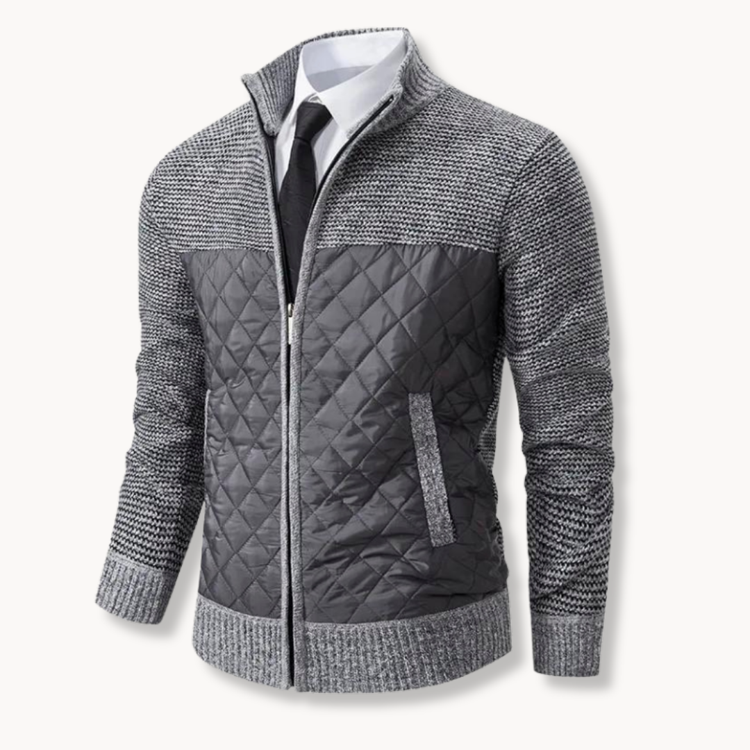Mateo - Elegant Quilted Knit Jacket