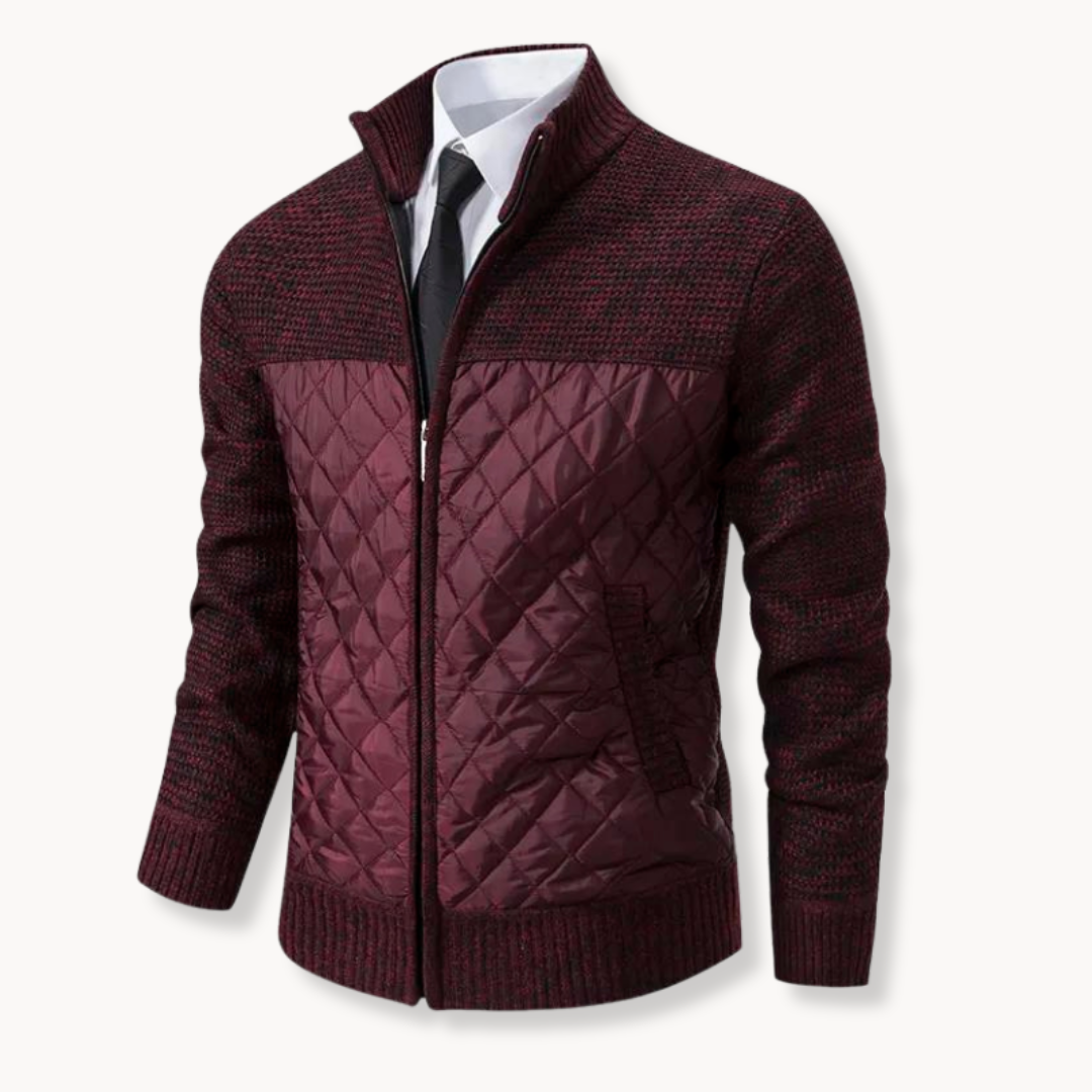 Mateo - Elegant Quilted Knit Jacket