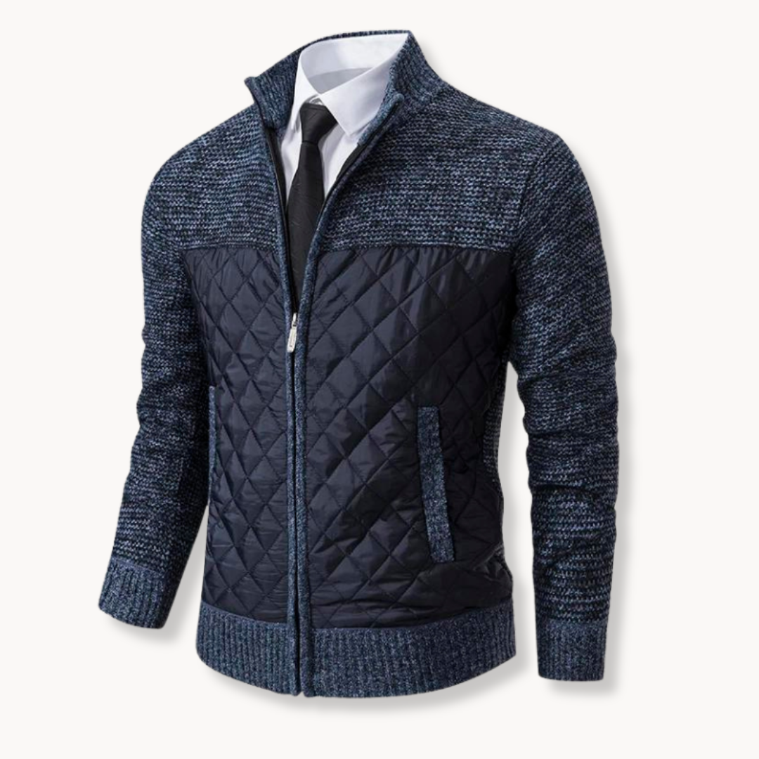Mateo - Elegant Quilted Knit Jacket