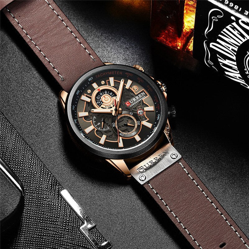 Multifunction Quartz Watch with Built-in Calendar