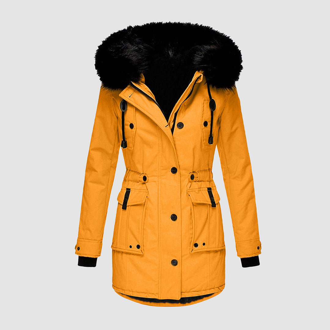 Elegant Women's Long Winter Coat for Cozy Cold Weather Comfort
