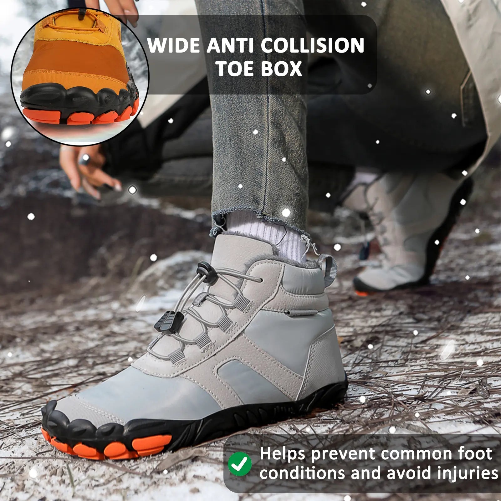 Winter Adventure Boots Unisex – Flexible, Waterproof Snow Boots for Comfort and Support