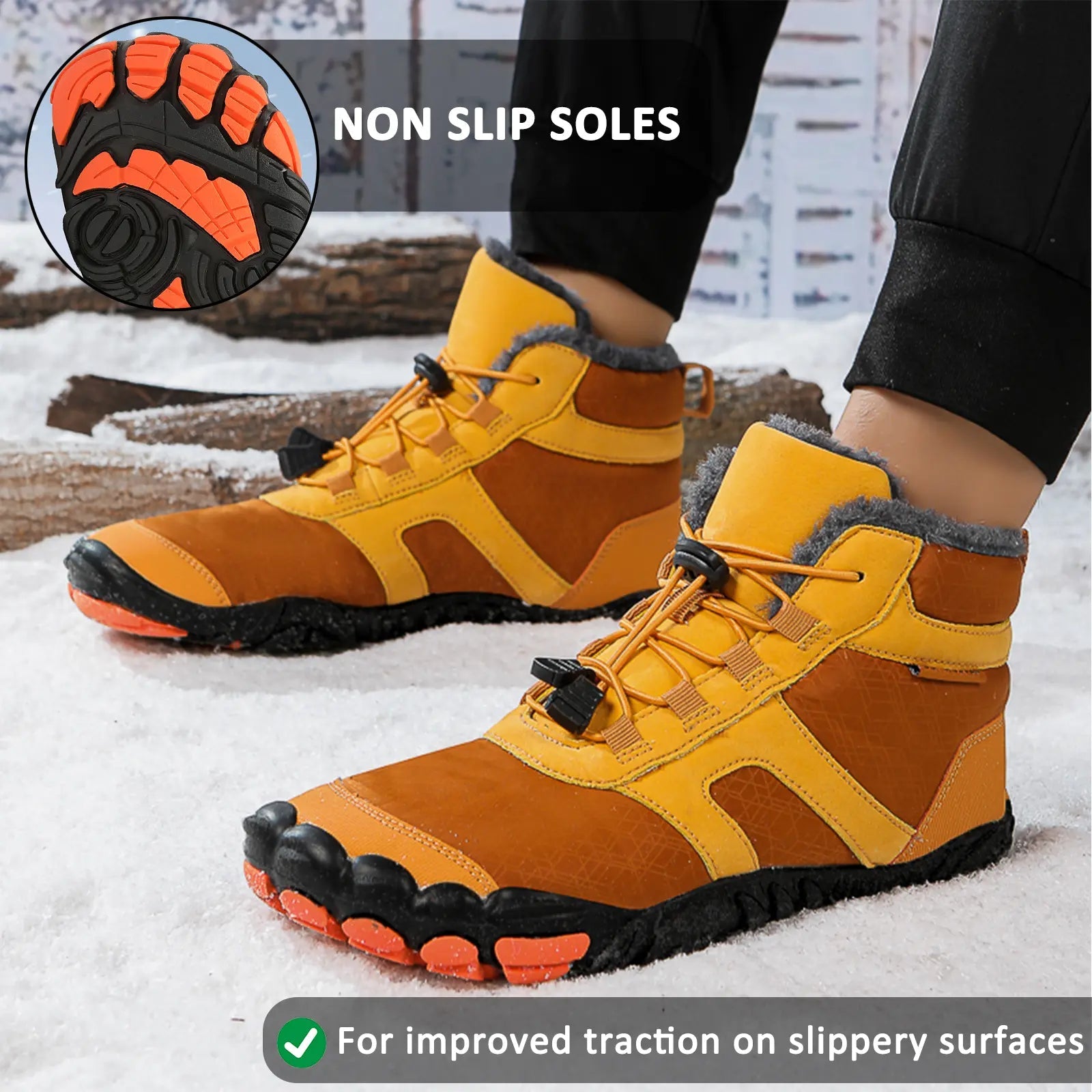 Winter Adventure Boots Unisex – Flexible, Waterproof Snow Boots for Comfort and Support