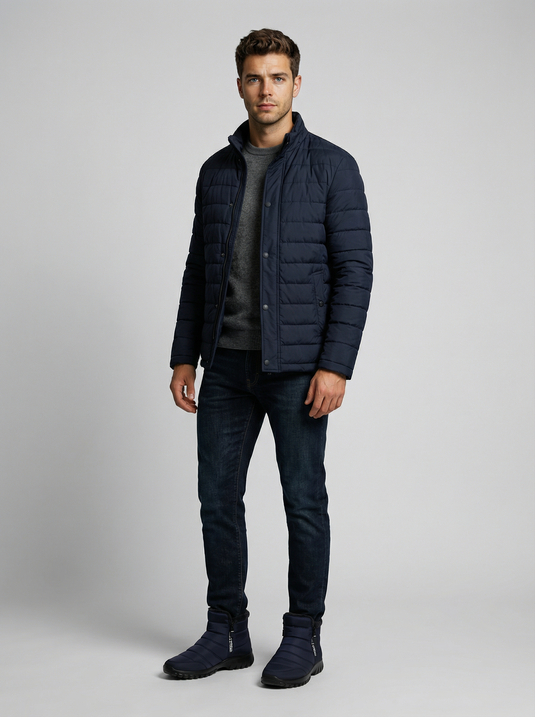 Men's Insulated Winter Boots - Waterproof, Non-slip, and Ultra Comfortable