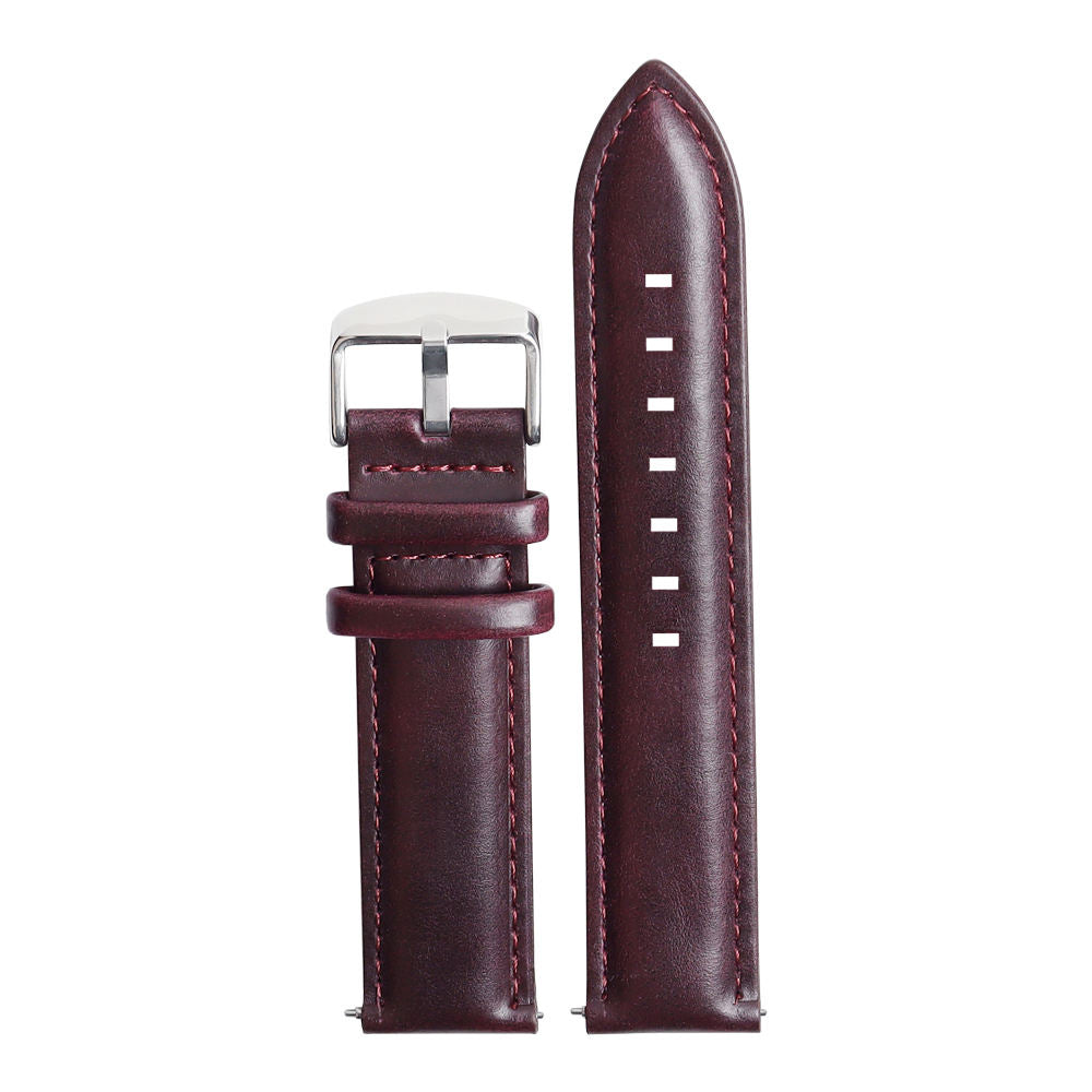 Elegant genuine leather bracelet for watches