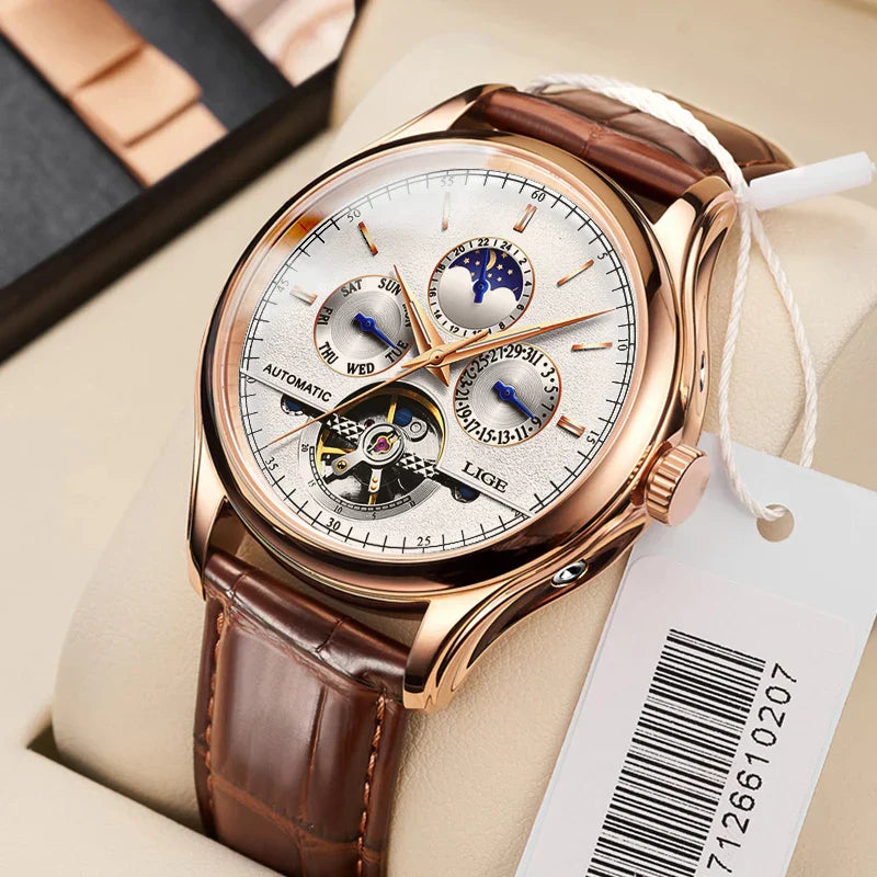 Luxury Mechanical Automatic Tourbillon Watch