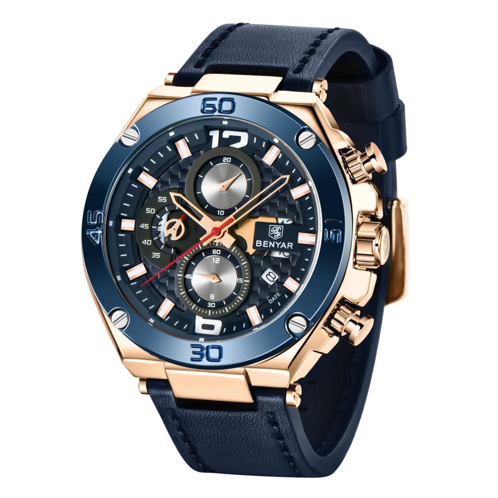 Multifunction Sports Quartz Chronograph Watch