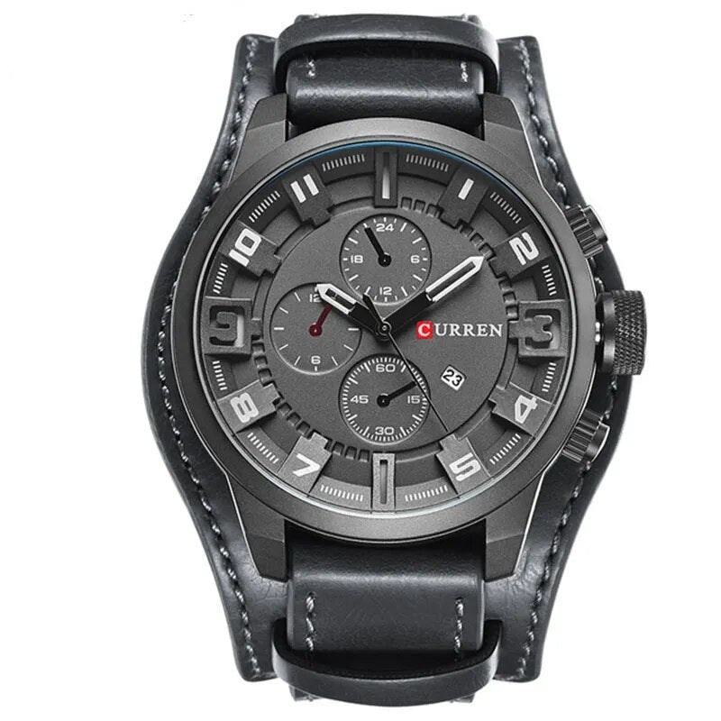 Military resistant watch for sports and outdoor activities