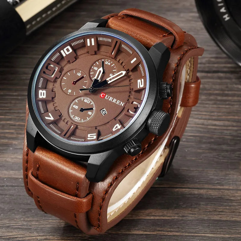 Military resistant watch for sports and outdoor activities