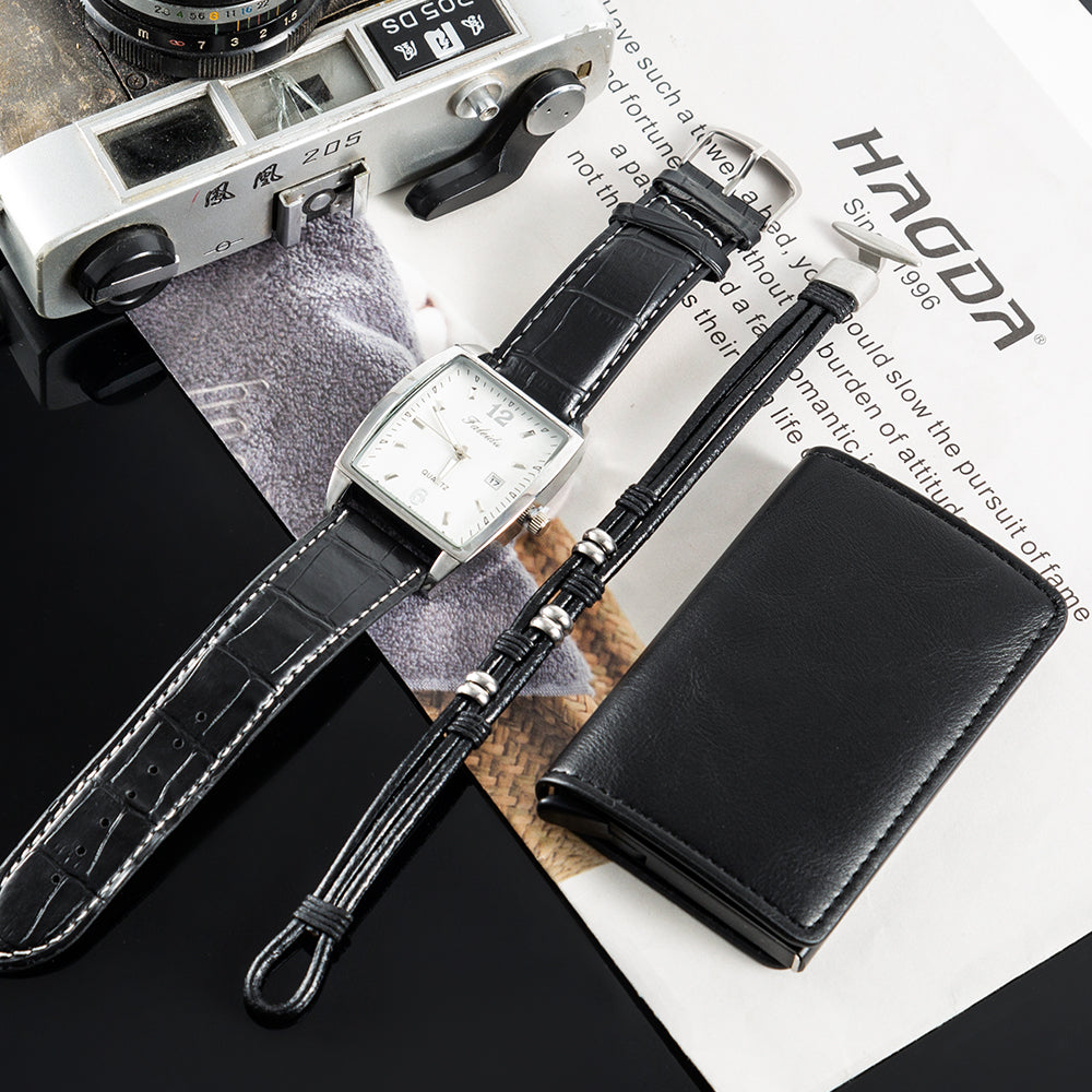 Elegant set of modern and trendy wristwatches