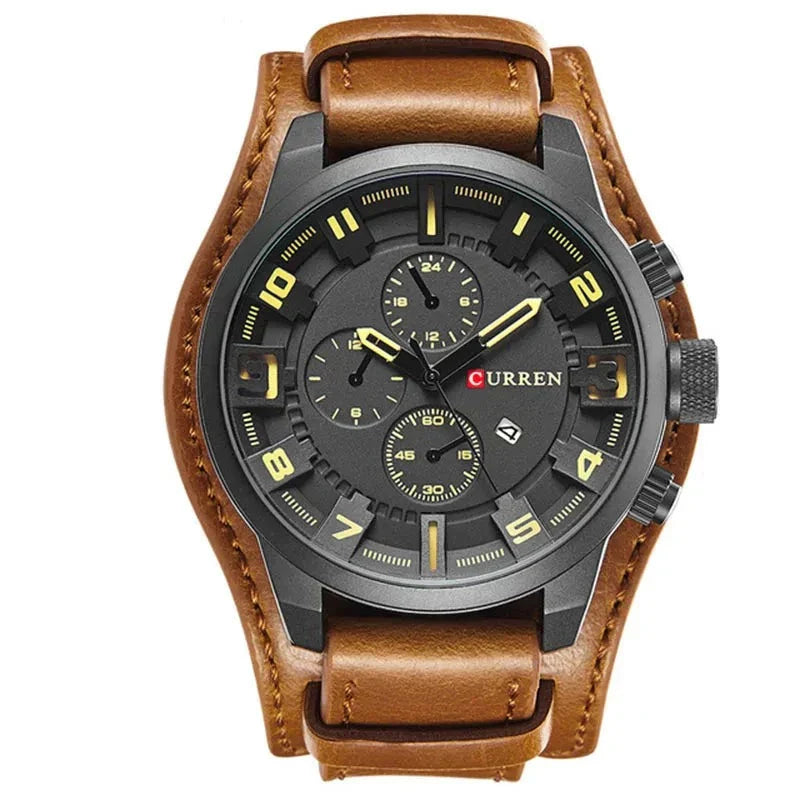 Military resistant watch for sports and outdoor activities
