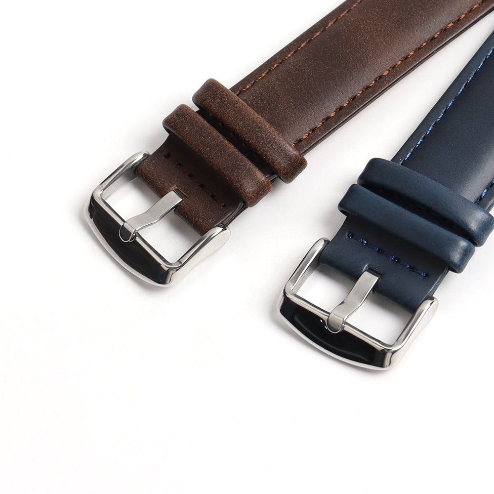 Elegant genuine leather bracelet for watches