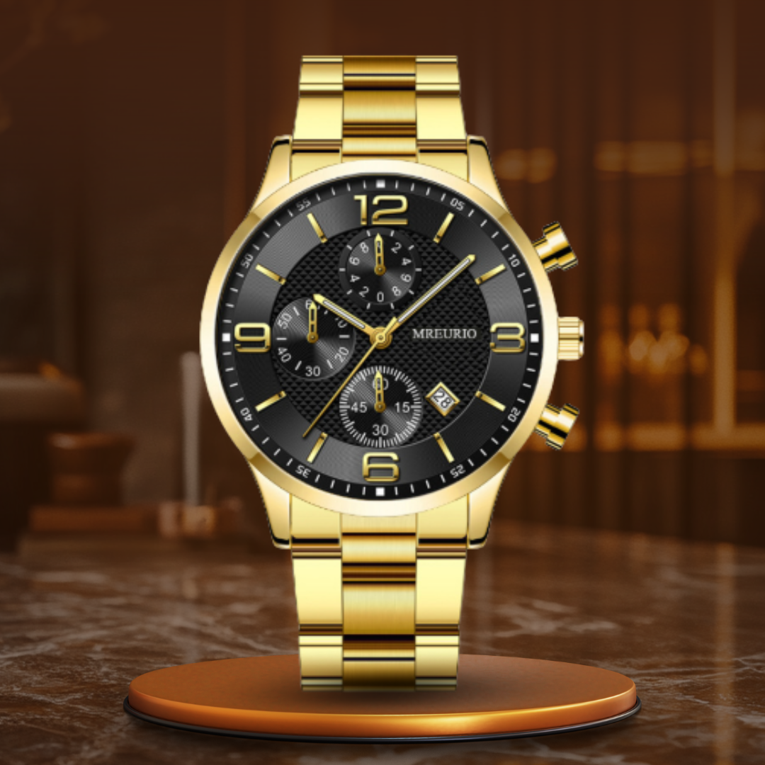 Elegant luxury watch for businessmen