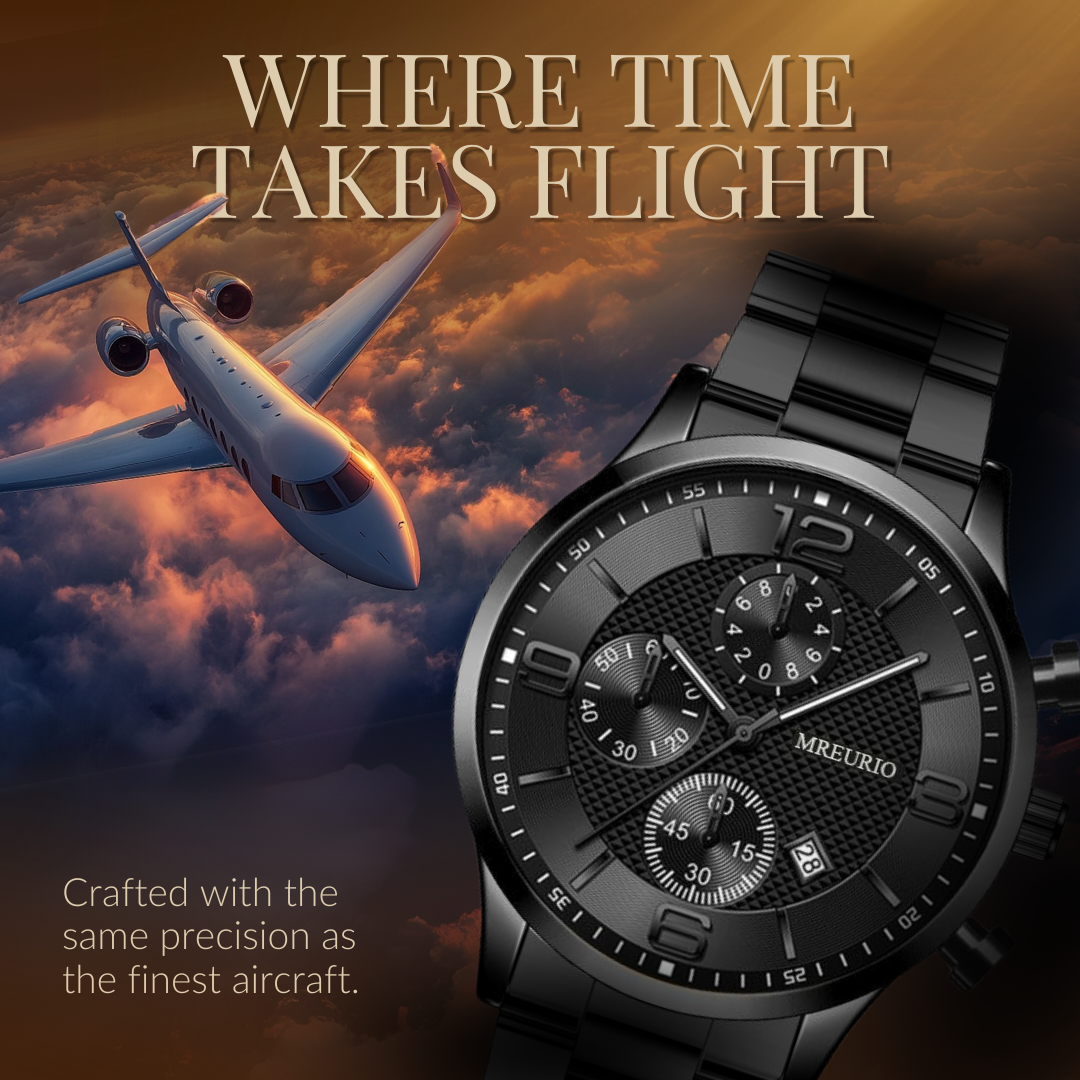 Elegant luxury watch for businessmen