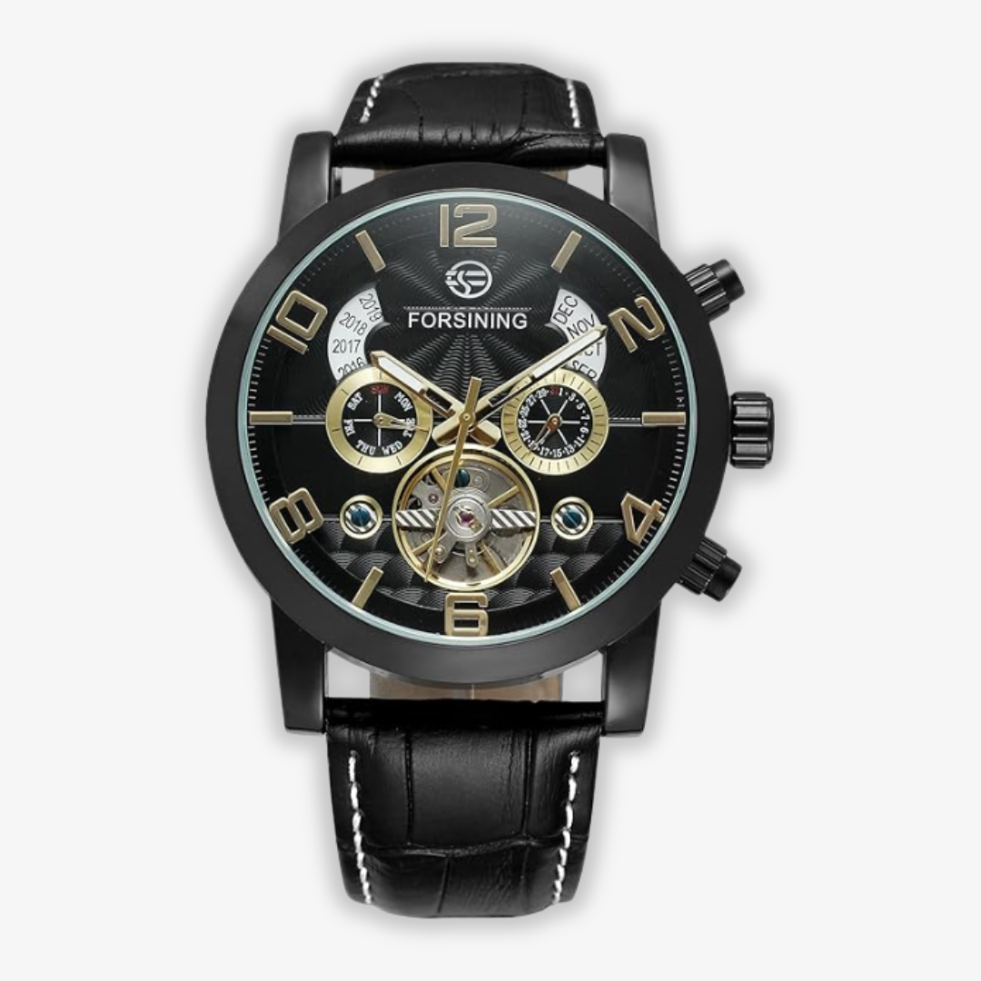 Luxury Automatic Watch with Sophisticated Tourbillon