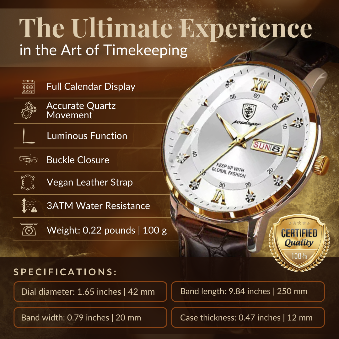 Durable Stylish and Bright Men's Watch
