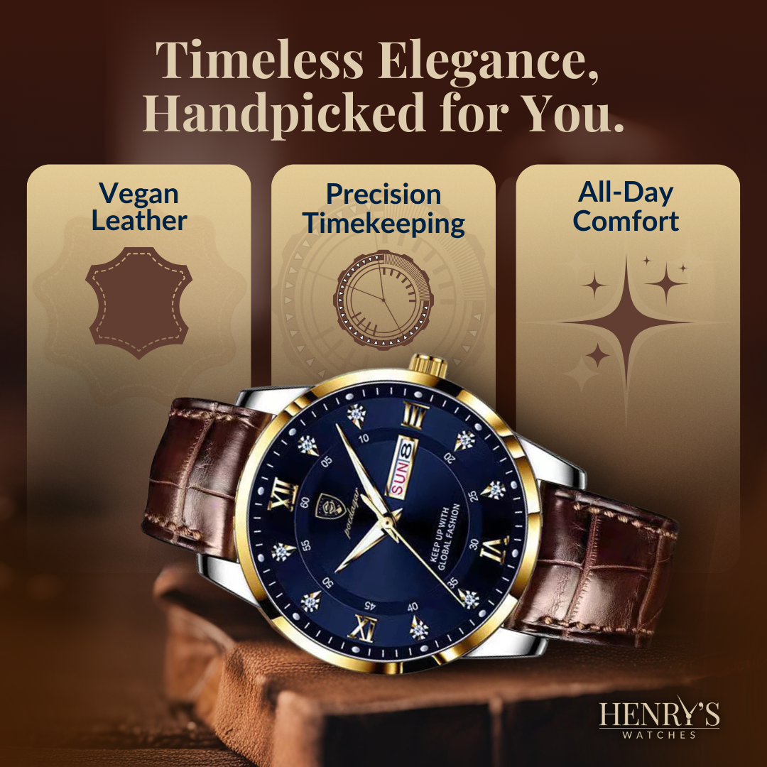 Men's Durable Watch with Luminescent Display