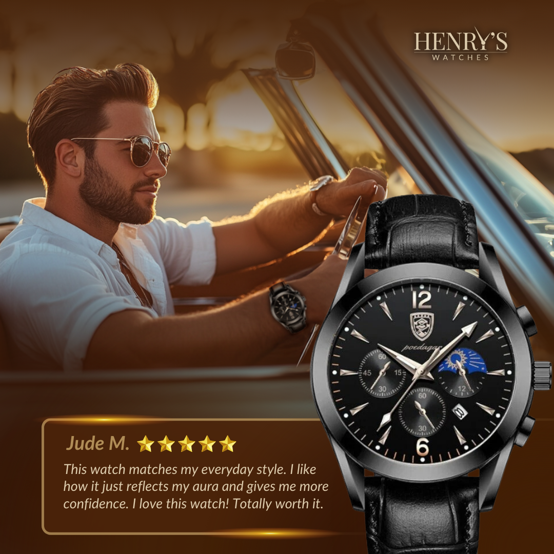 Modern men's watch - Elegant and refined style
