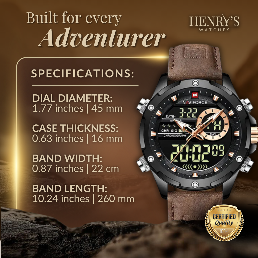 Elegant and Modern Military Watch