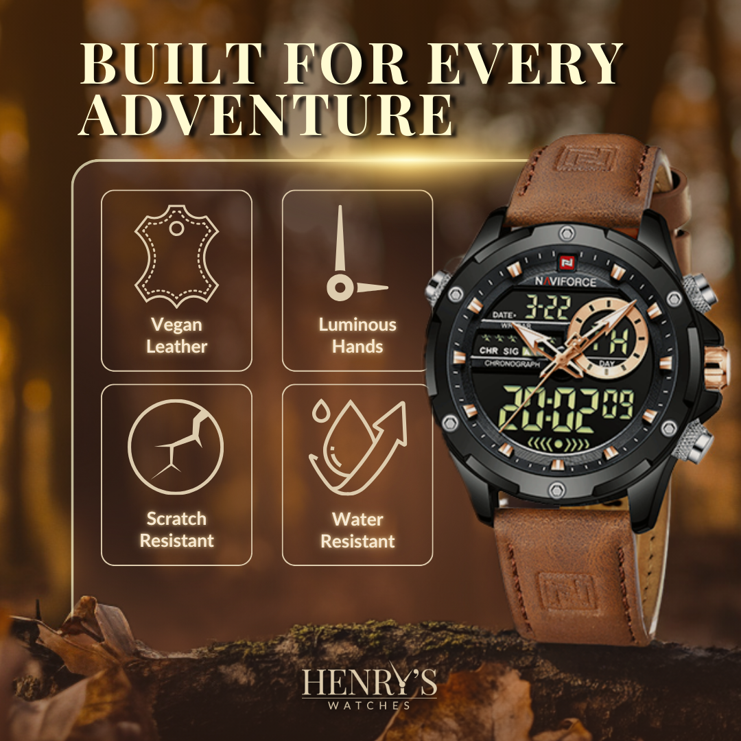 Elegant and Modern Military Watch