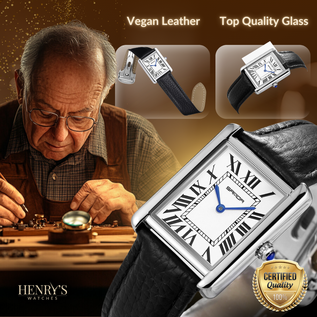 Elegant Square Watches for Couples