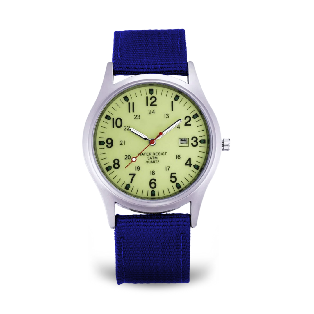 Elegant Casual Watch with Military Style