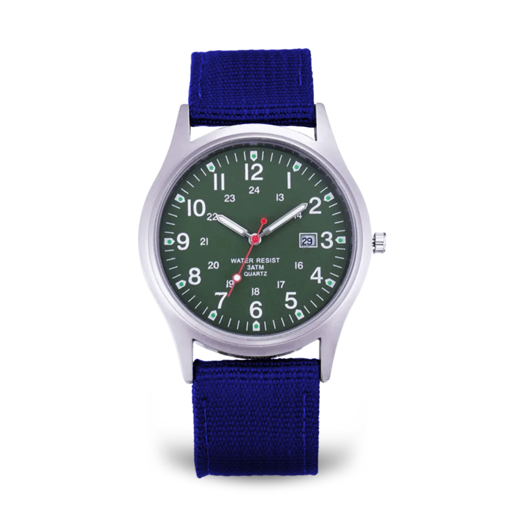 Elegant Casual Watch with Military Style