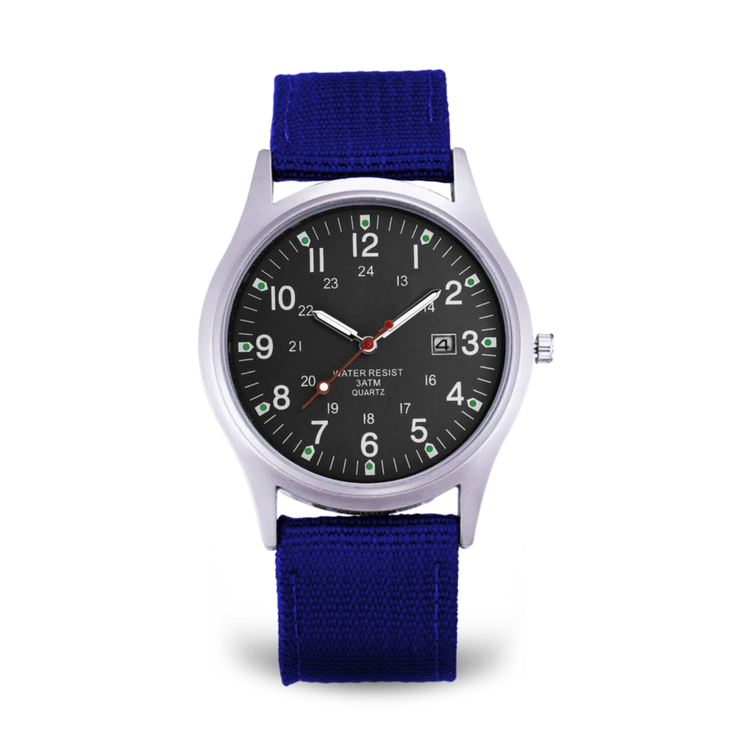 Elegant Casual Watch with Military Style