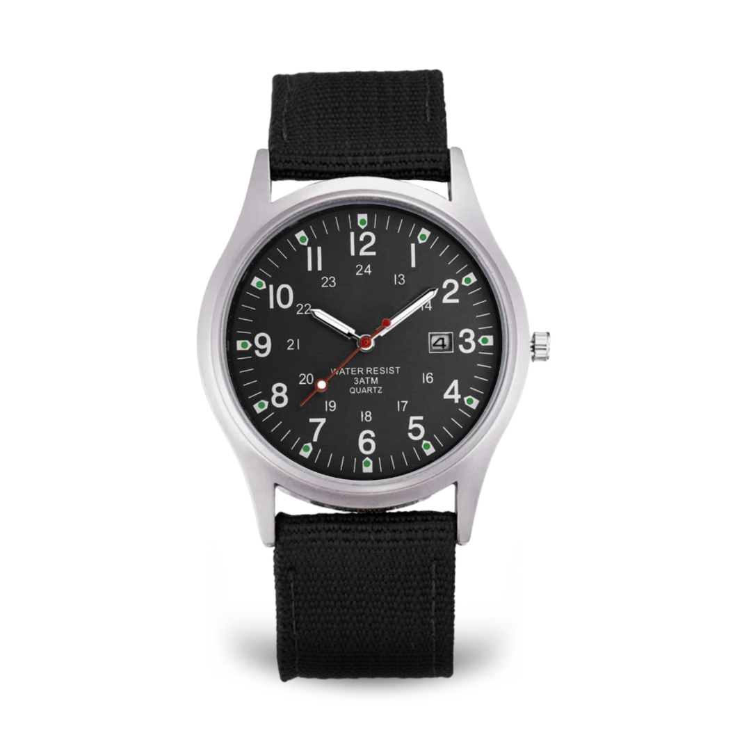 Elegant Casual Watch with Military Style
