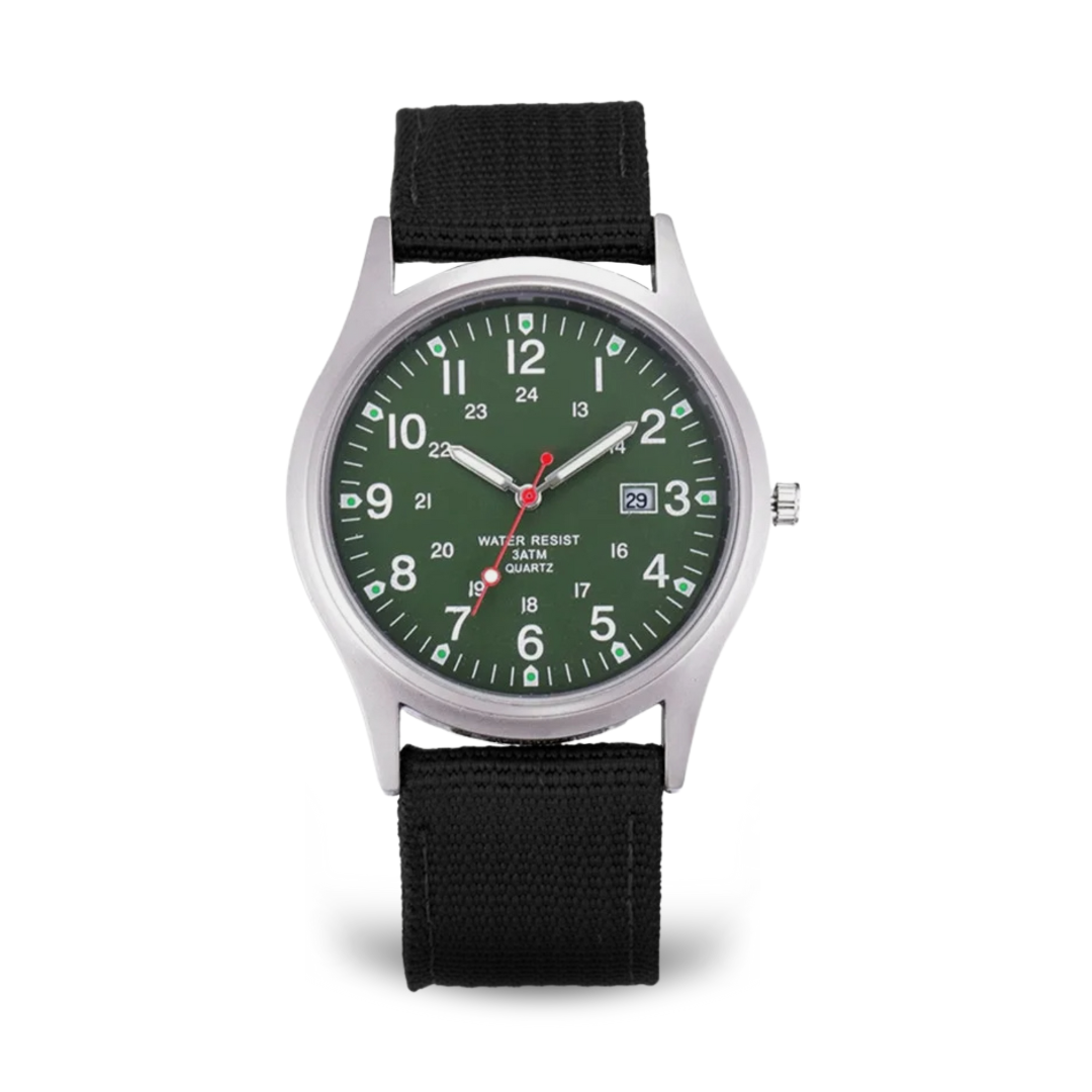 Elegant Casual Watch with Military Style