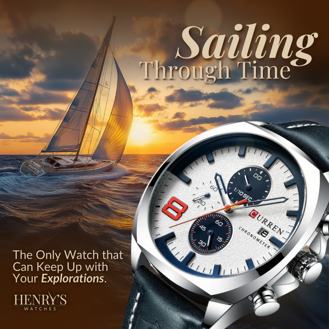 Classic Sports Military Chronograph Watch