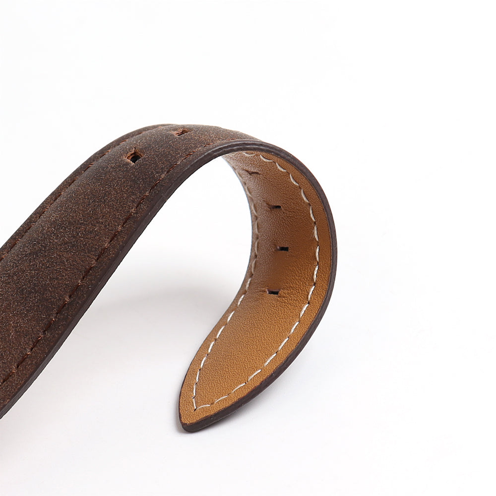 Elegant genuine leather bracelet for watches