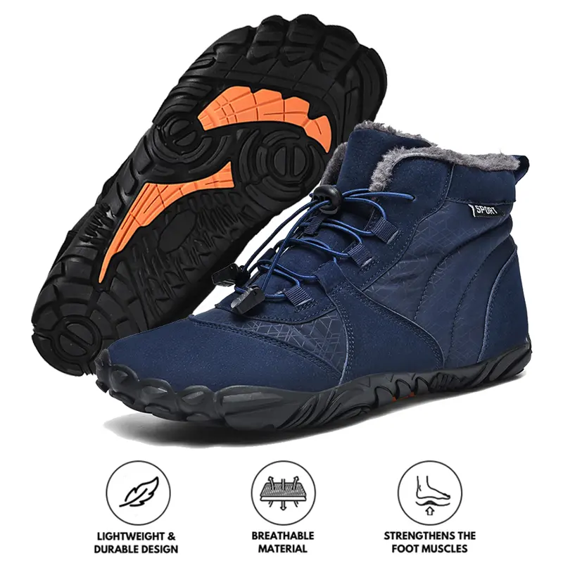 Asez High-Top Hiking Boots for Men – Warm Comfort Ideal for Winter Adventures