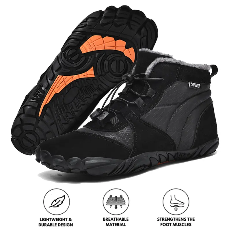 Asez High-Top Hiking Boots for Men – Warm Comfort Ideal for Winter Adventures