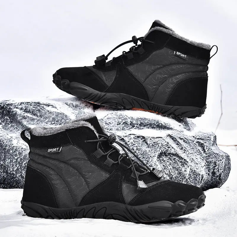 Women's High-top Hiking Shoes – Comfortable Warm Wear for Cozy Winter Adventures