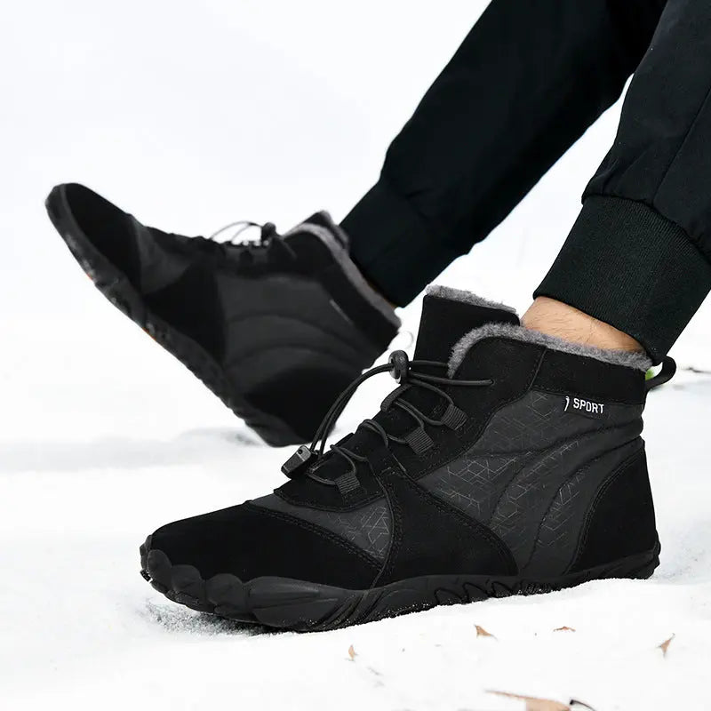 Women's High-top Hiking Shoes – Comfortable Warm Wear for Cozy Winter Adventures