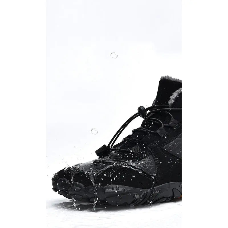 Women's High-top Hiking Shoes – Comfortable Warm Wear for Cozy Winter Adventures