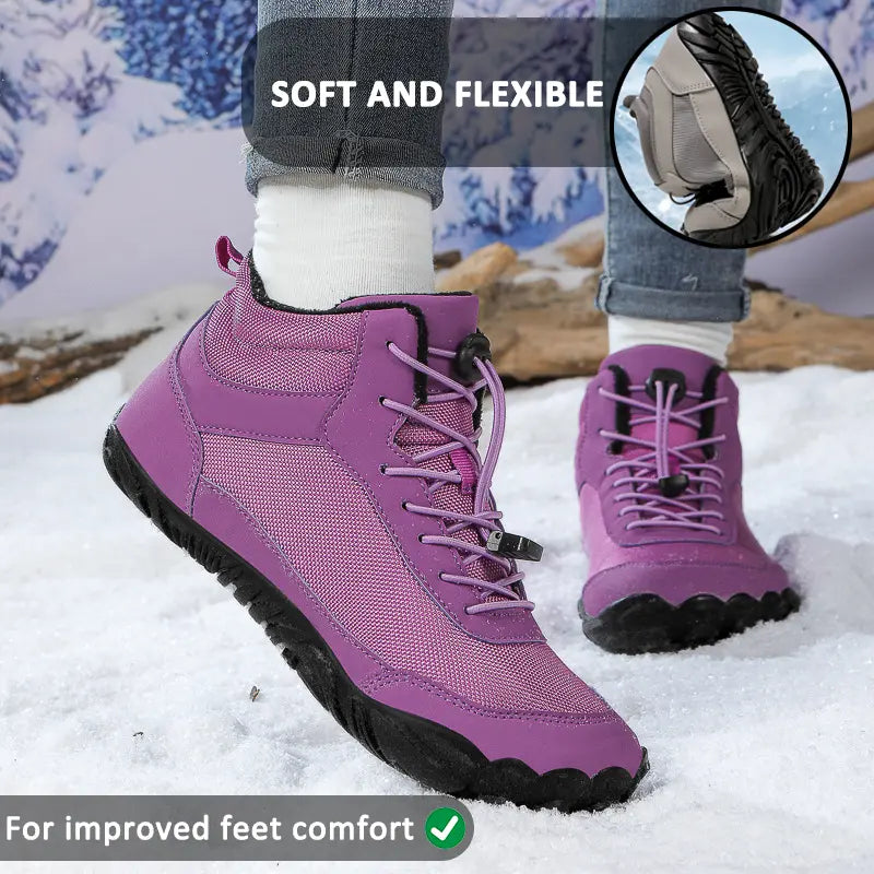 Waterproof High Snow Shoes for Men and Women – Comfortable Warm and Breathable
