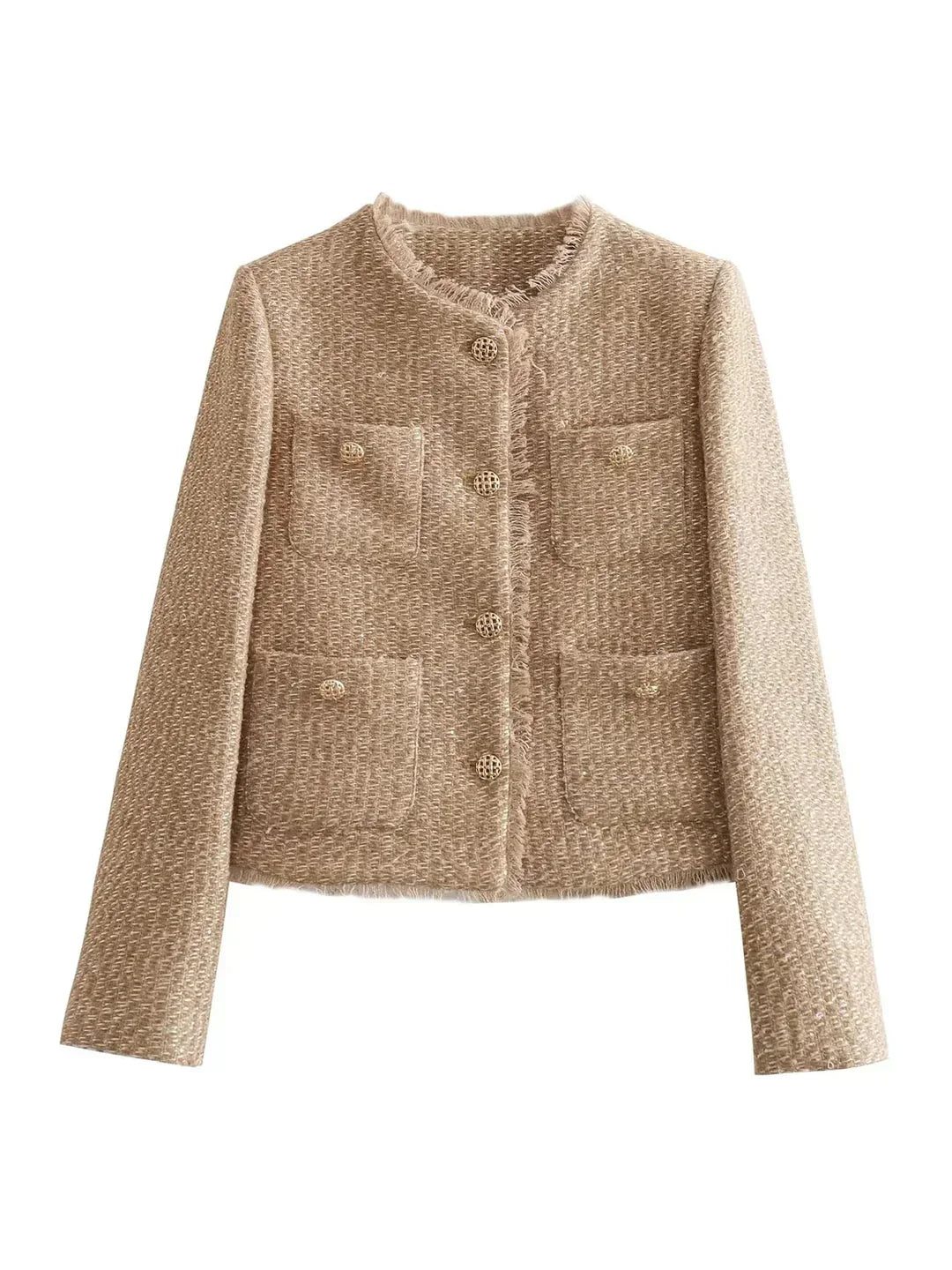 Olivia Elegant Tweed Blazer for a Sophisticated Look