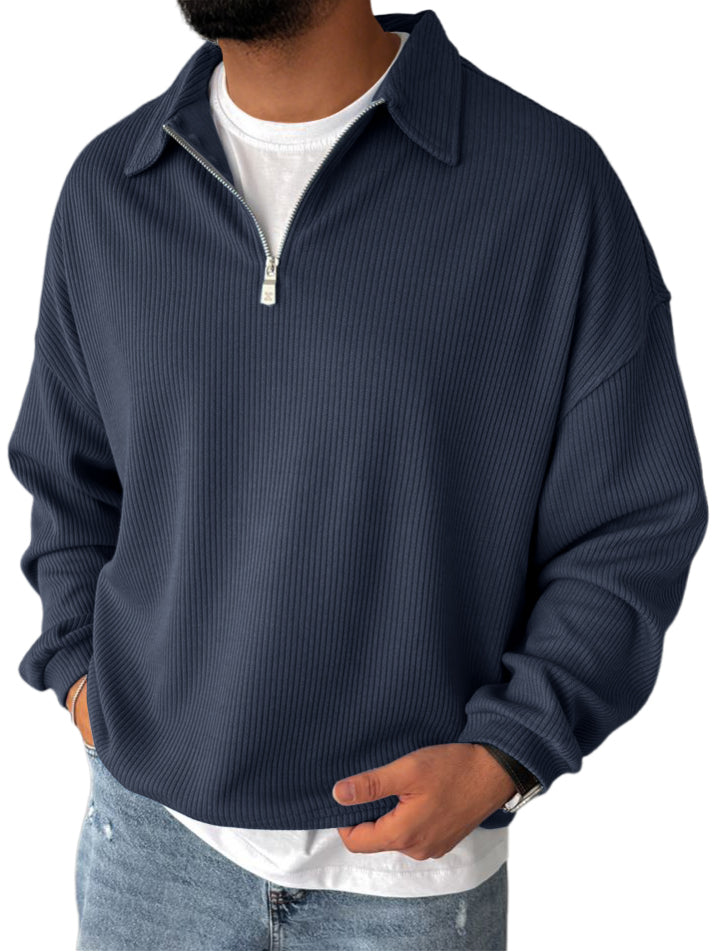 Racel | Long-Sleeve Zip Sweater for Comfort and Style