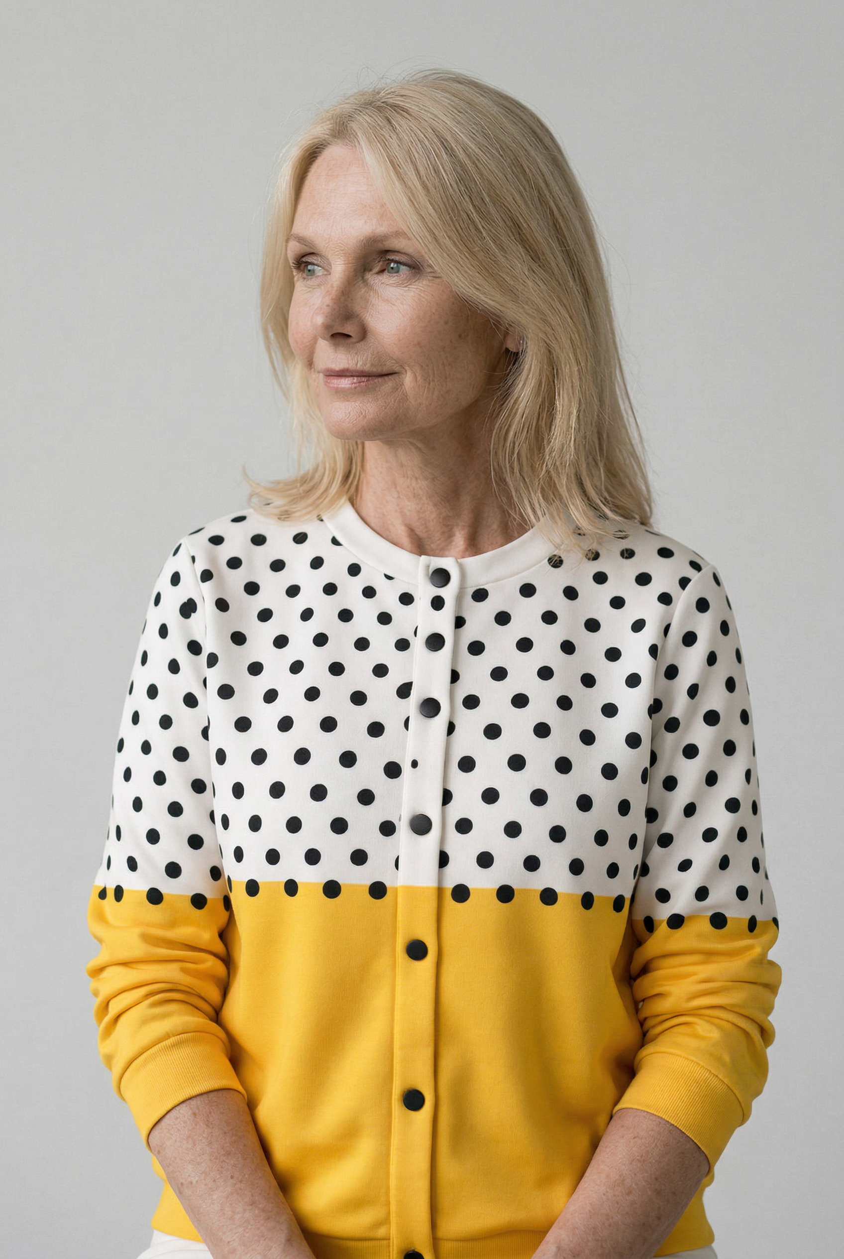 Polly | Elegant Trendy Printed Cardigan