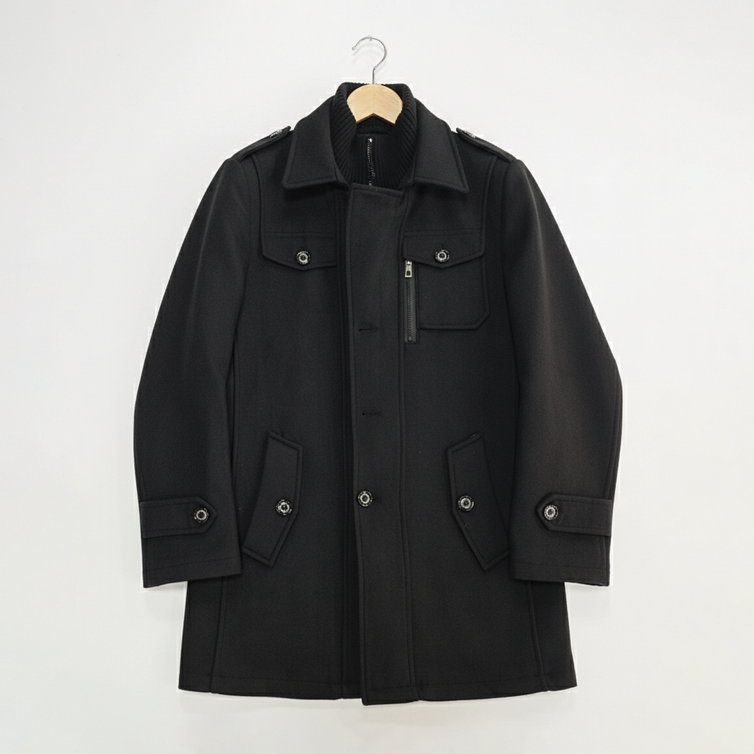 Maverick - Elegant wool blend coat for a sophisticated style
