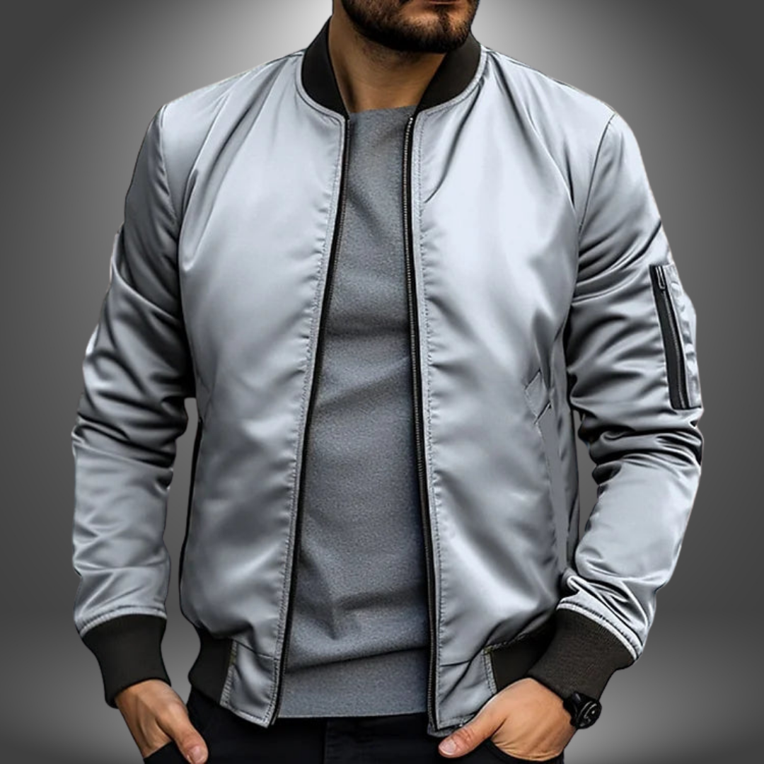Oliver - Villepääkevénylightweight bomber jacket