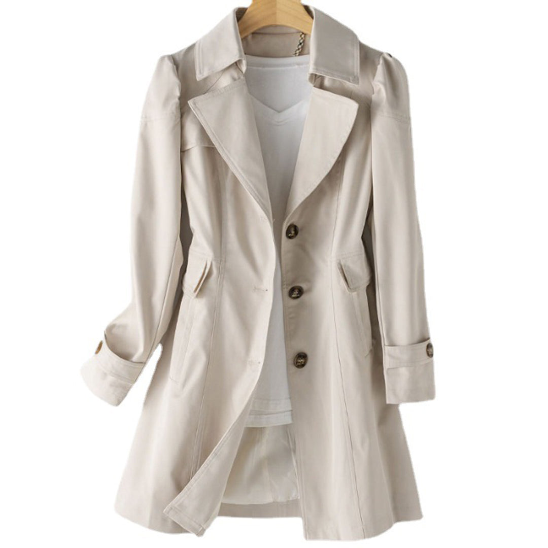 Sarah Elegant Long Trench Coat for Women