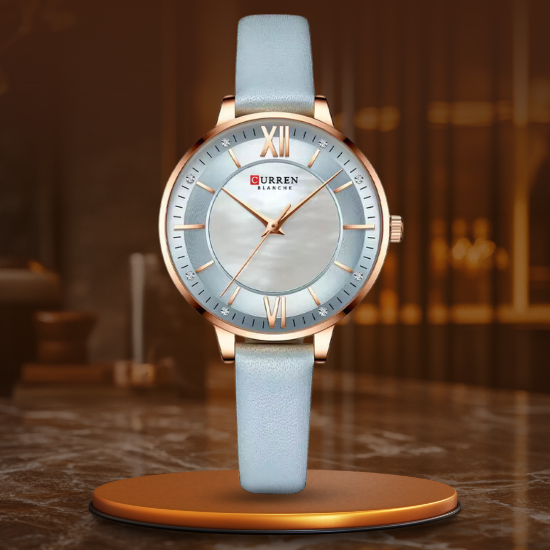 Elegant Ladies Quartz Watch - Trendy and Sophisticated Accessory