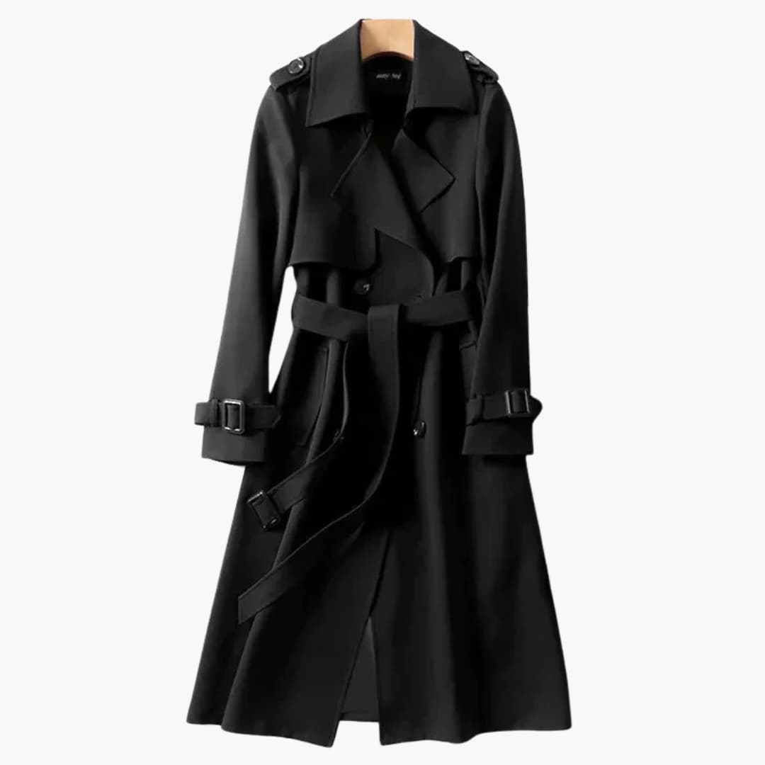 Elegant long trench coat for women – timeless, stylish and versatile